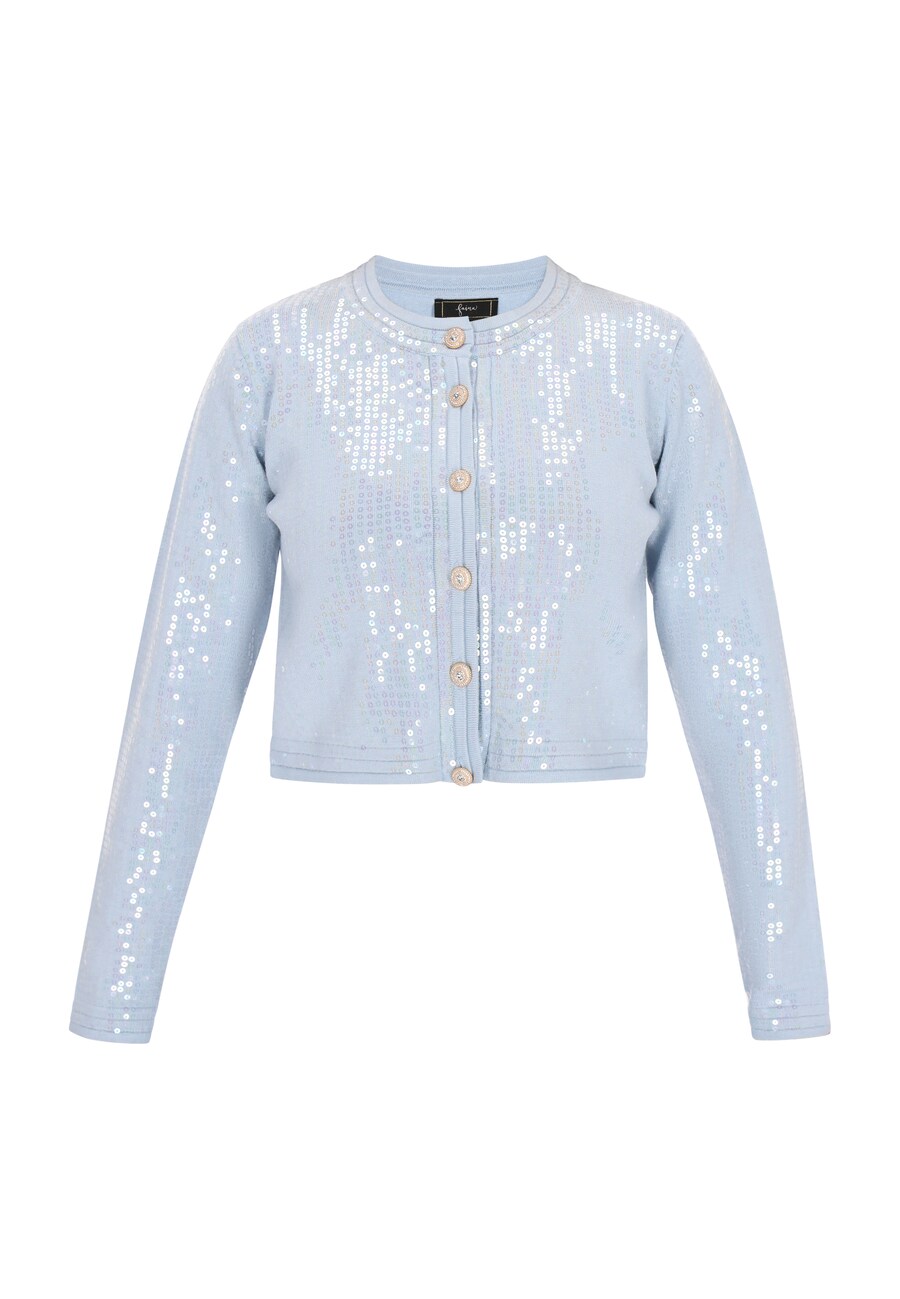 Вязаный кардиган faina Fashion Look, светло-синий
Вязаный кардиган faina Fashion Look, светло-синий