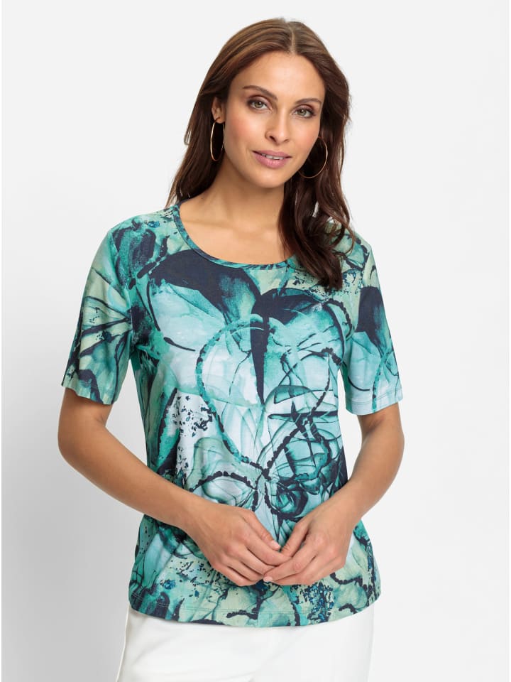 Рубашка с короткими рукавами с принтом в морско-синем цвете WITT WEIDEN
Рубашка с короткими рукавами с принтом в морско-синем цвете WITT WEIDEN