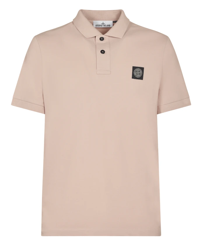 Поло из эластичного хлопкового пике Stone Island, розовый
Поло из эластичного хлопкового пике Stone Island, розовый