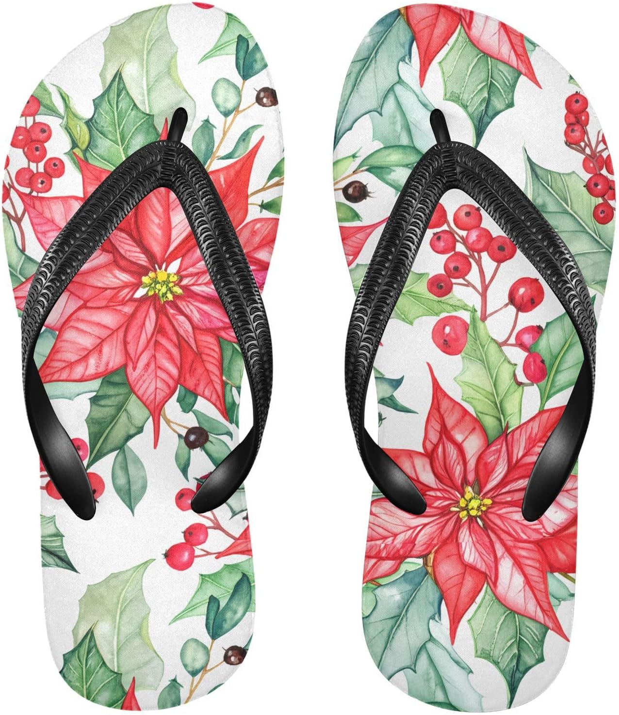 Мужские пляжные шлепанцы с принтом пуансеттии и ягодами и белые, резиновые, нескользящие, летние тапочки для ходьбы Sinestour
Мужские пляжные шлепанцы с принтом пуансеттии и ягодами и белые, резиновые, нескользящие, летние тапочки для ходьбы Sinestour