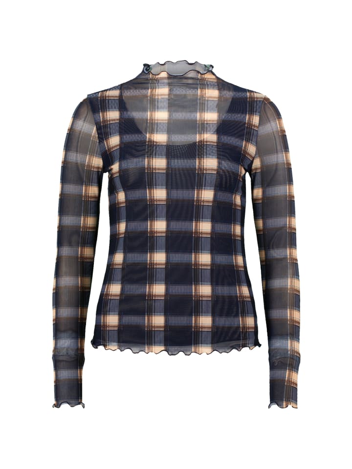 Сетчатая рубашка с длинными рукавами и принтом темно-синего/бежевого цвета Zero
Сетчатая рубашка с длинными рукавами и принтом темно-синего/бежевого цвета Zero