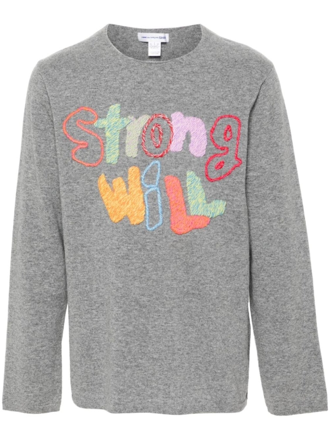 Comme Des Garçons Shirt свитер с вышитым мотивом, серый
Comme Des Garçons Shirt свитер с вышитым мотивом, серый