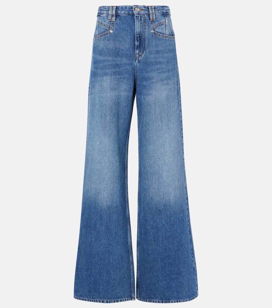 Лимонные джинсы с широкими штанинами Isabel Marant, синий
Лимонные джинсы с широкими штанинами Isabel Marant, синий