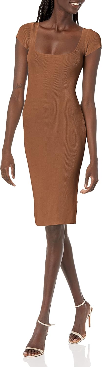 GUESS Женское короткое платье-свитер Charlotte, Tobacco Brown
GUESS Женское короткое платье-свитер Charlotte, Tobacco Brown