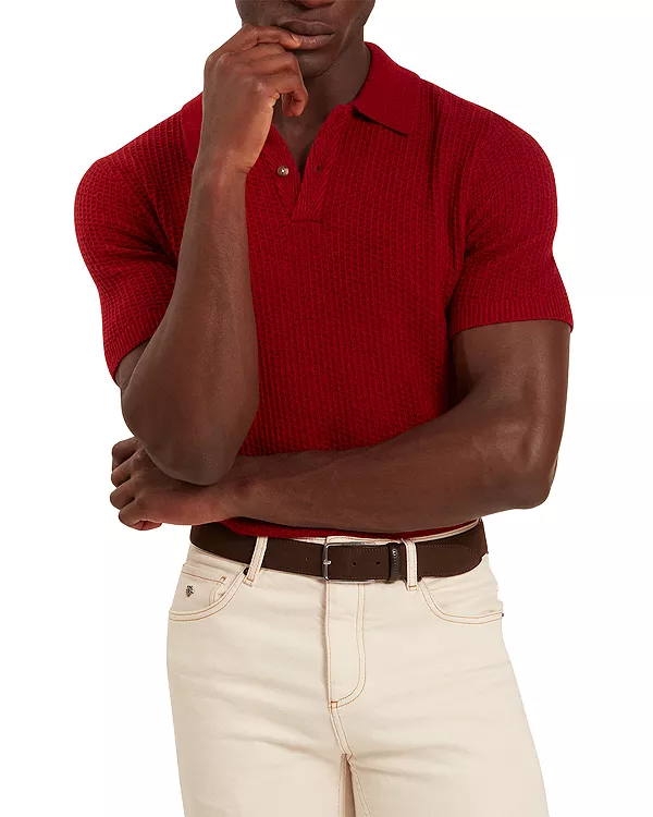 Рубашка-Поло Caelum в елочку Ted Baker, красный
Рубашка-Поло Caelum в елочку Ted Baker, красный