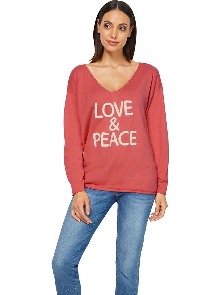 Пуловер Heine, коралловый 
Пуловер Heine, коралловый