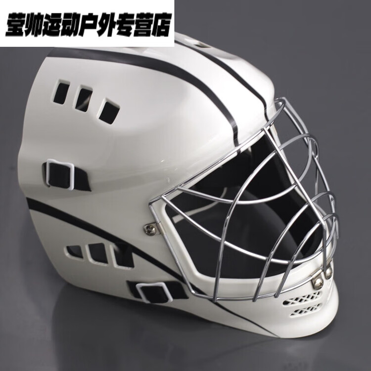 He Jiagong Бейсбольный шлем для юного кетчера, хоккейный вратарский шлем, белый с черными полосами
He Jiagong Бейсбольный шлем для юного кетчера, хоккейный вратарский шлем, белый с черными полосами