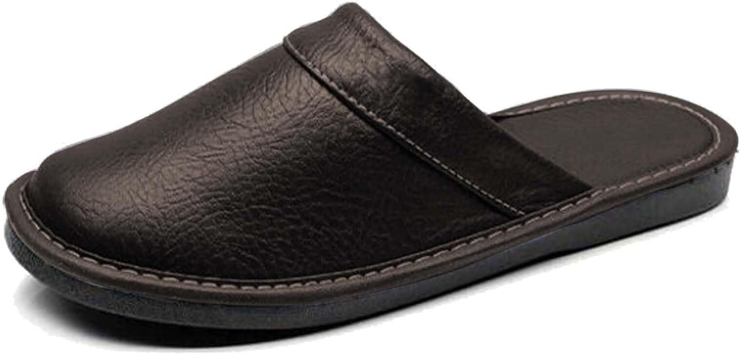 Мужские комфортные мягкие тапочки с круглым носком, противоскользящие, из натуральной кожи, домашние тапочки на носке, для дома, спальни и офиса Generic, черный
Мужские комфортные мягкие тапочки с круглым носком, противоскользящие, из натуральной кожи, домашние тапочки на носке, для дома, спальни и офиса Generic, черный