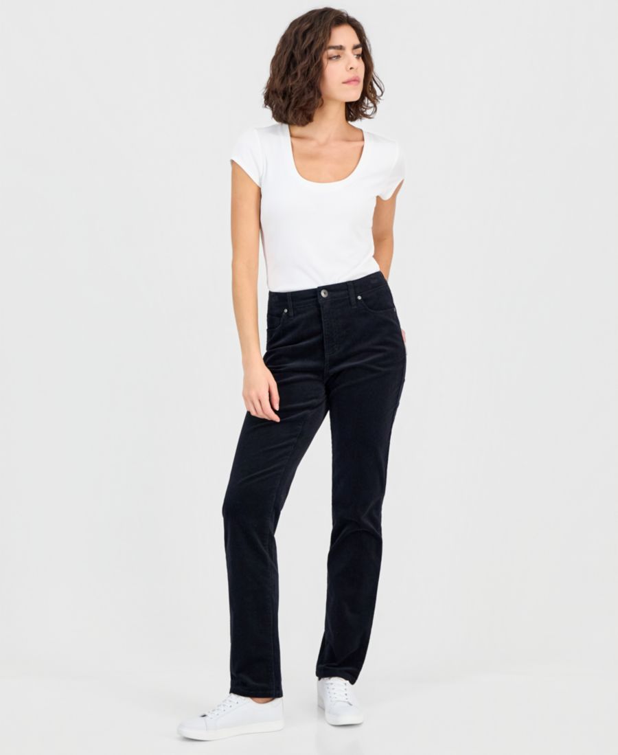 Женские прямые вельветовые джинсы с высокой посадкой Style & Co, Deep Black
Женские прямые вельветовые джинсы с высокой посадкой Style & Co, Deep Black