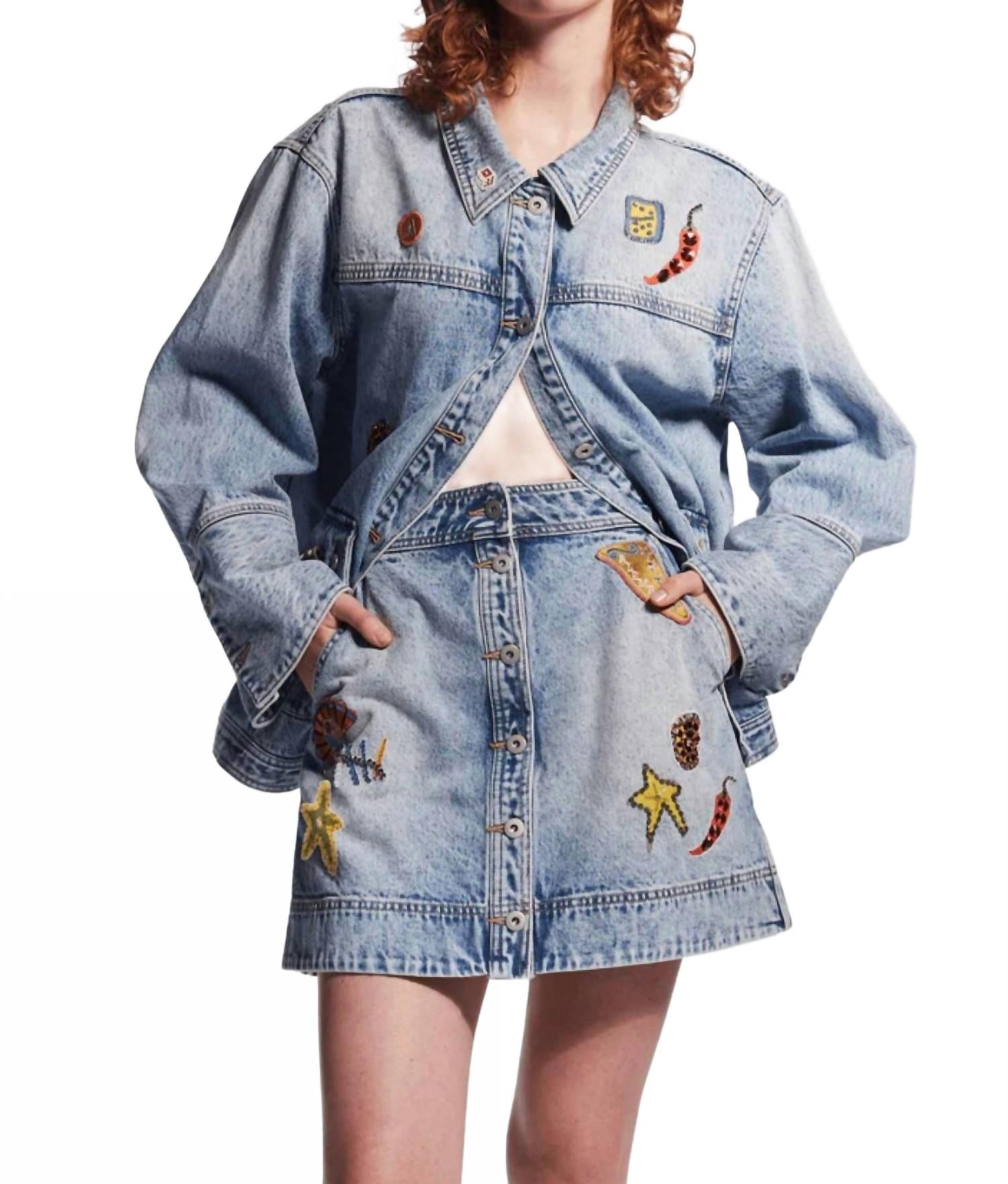 Джимовая юбка Jackpot ALEMAIS, Denim
Джимовая юбка Jackpot ALEMAIS, Denim