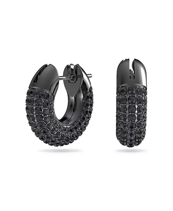 Серьги-Кольца Dextera с паве Swarovski, black
Серьги-Кольца Dextera с паве Swarovski, black