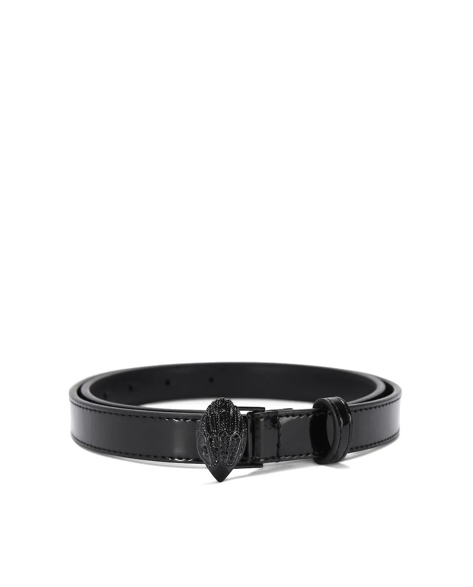 Женский кожаный ремень черного цвета Kurt Geiger, черный
Женский кожаный ремень черного цвета Kurt Geiger, черный