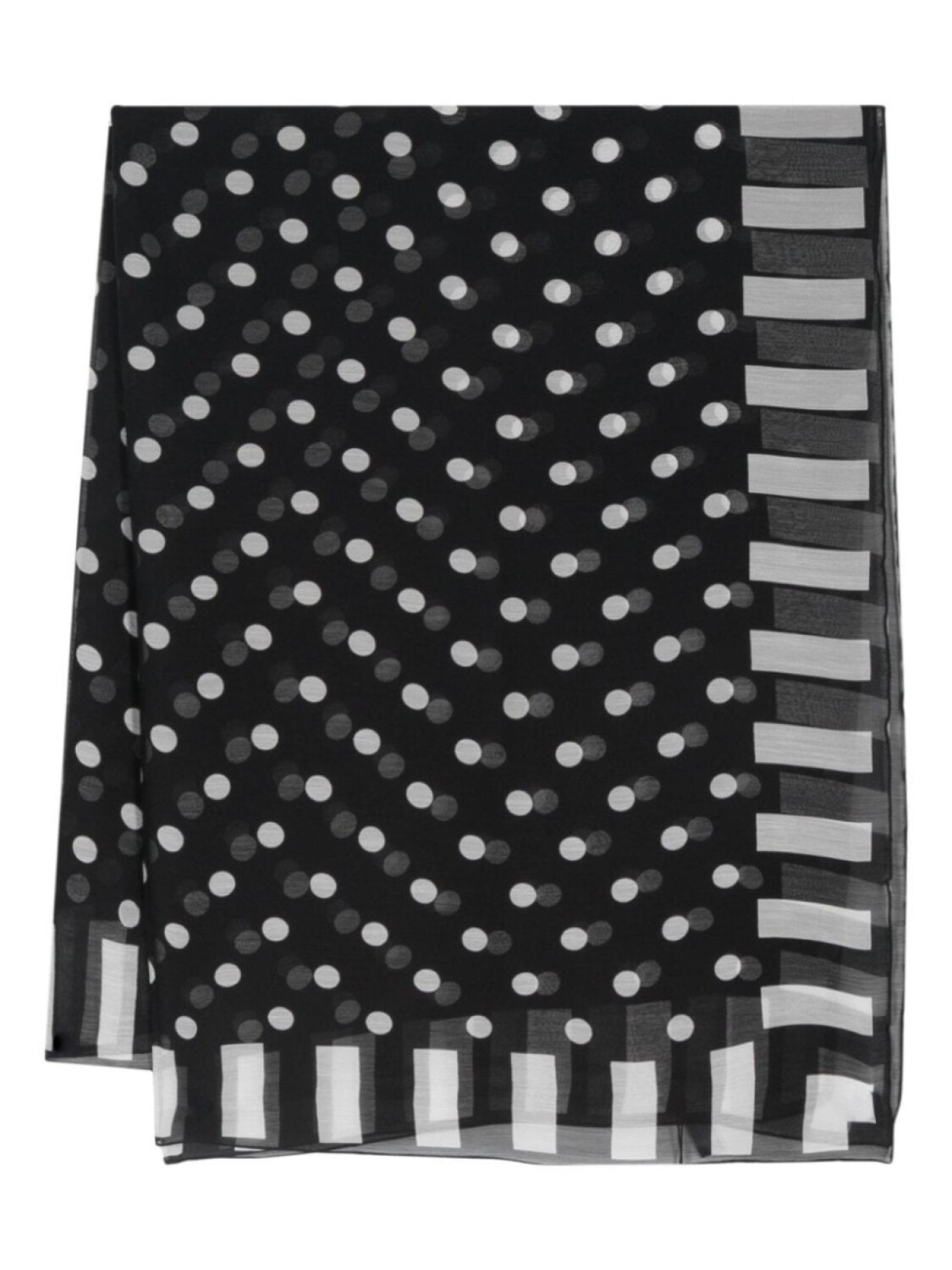 Dolce & Gabbana шелковый платок в горох, черный
Dolce & Gabbana шелковый платок в горох, черный