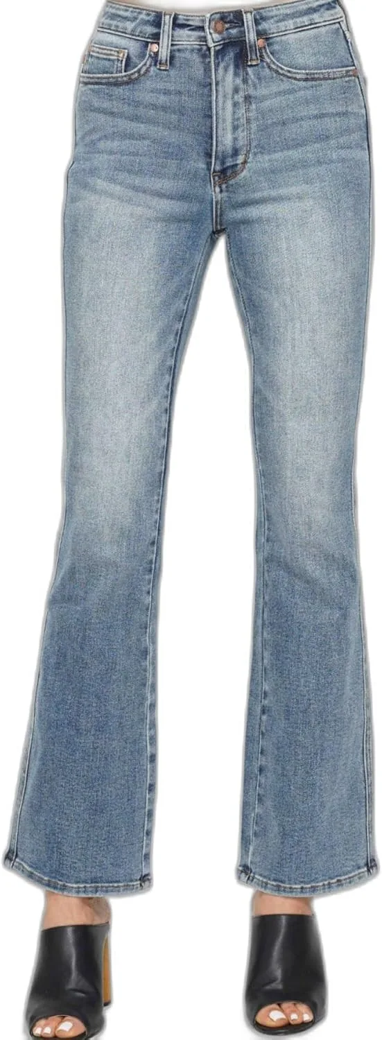 Женские джинсы Casual High Rise Flared в светлой голубой мойке Yanhoo
Женские джинсы Casual High Rise Flared в светлой голубой мойке Yanhoo