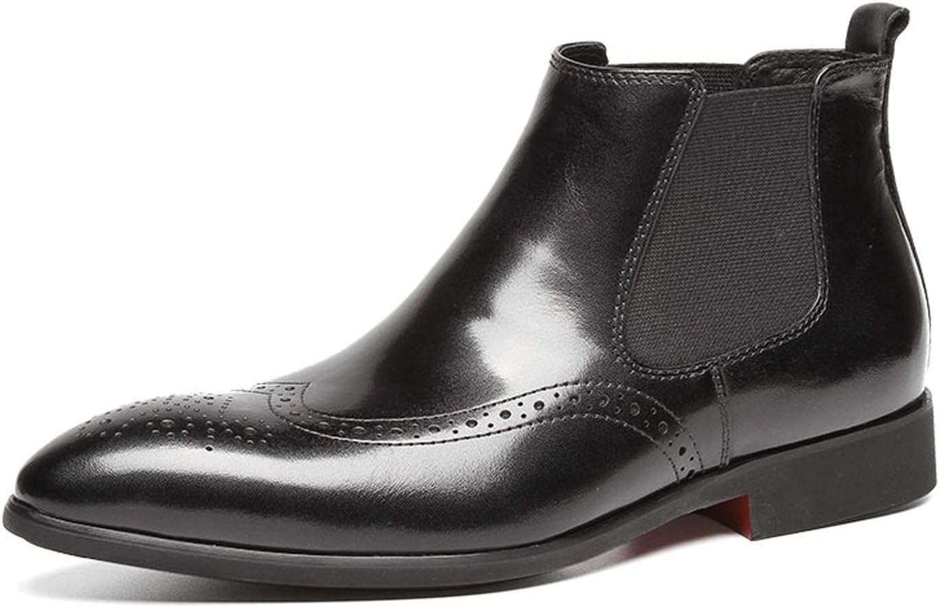 Мужские кожаные челси Santimon с брогированием, ботинки без шнуровки, классические черные ботинки на щиколотку
Мужские кожаные челси Santimon с брогированием, ботинки без шнуровки, классические черные ботинки на щиколотку