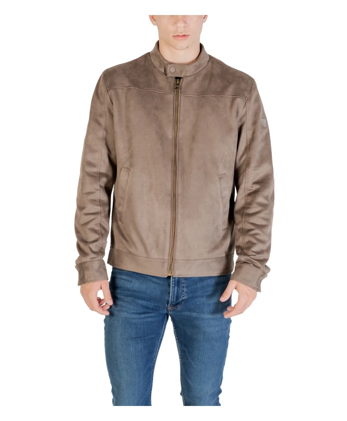 Современная замшевая байкерская куртка Guess, коричневый
Современная замшевая байкерская куртка Guess, коричневый