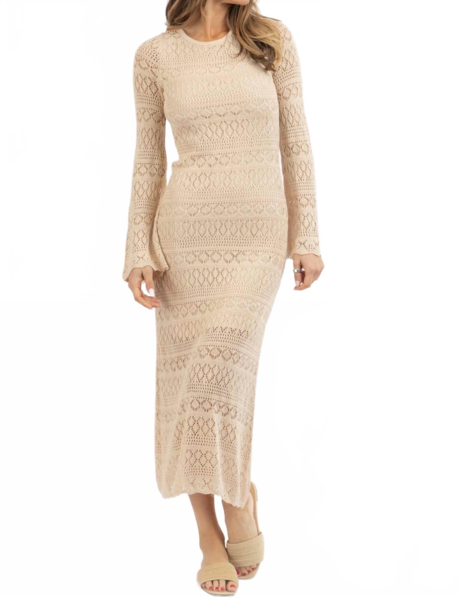 Palos Verdes Sandshell Maxi Dress In Beige BILA77
Palos Verdes Sandshell Maxi Dress In Beige BILA77