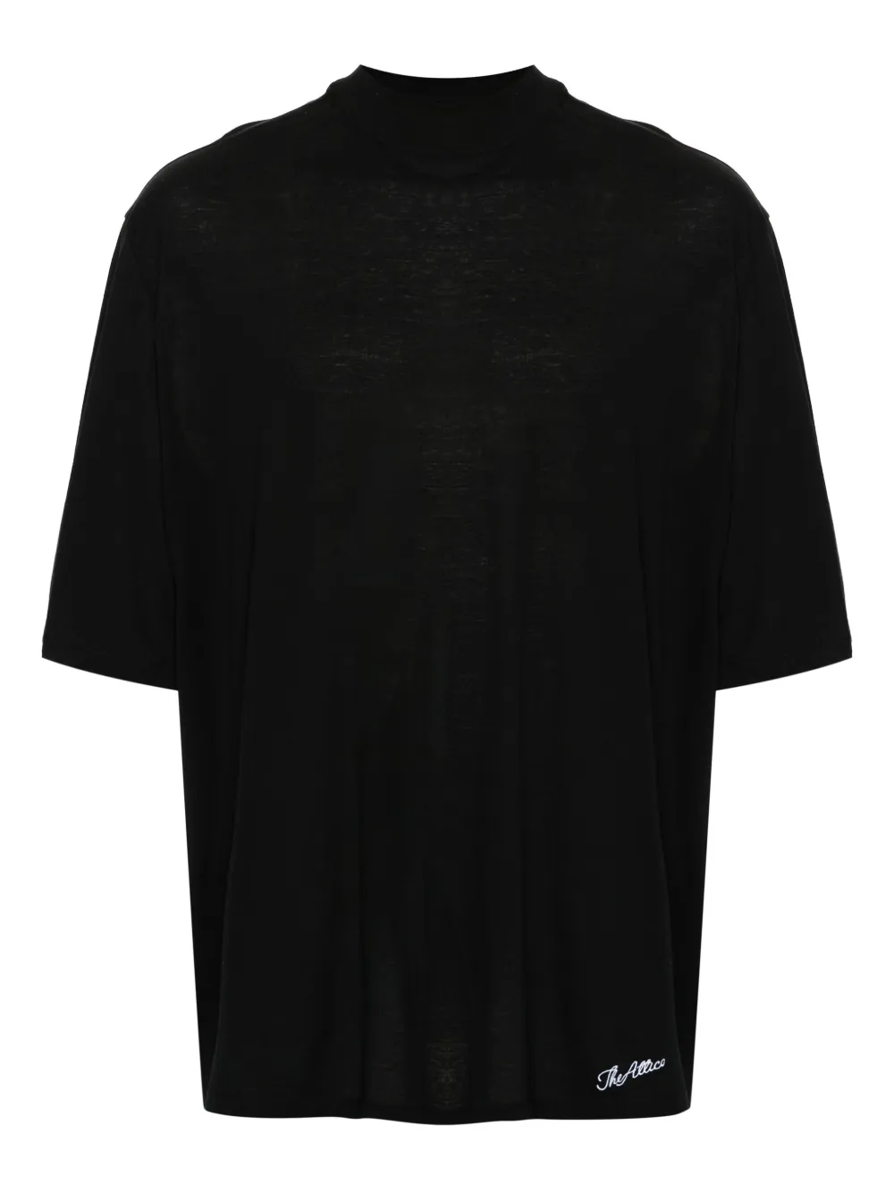Футболка с вышитым логотипом The Attico, черный
Футболка с вышитым логотипом The Attico, черный