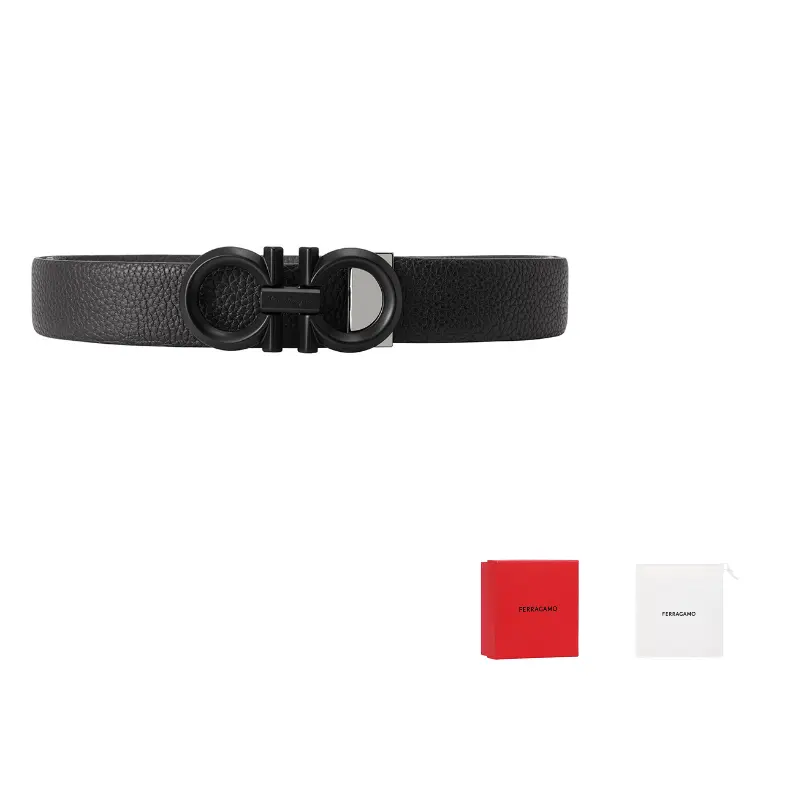 Ferragamo Мужской кожаный ремень из коровьей кожи черный шириной 3,5 см, Black
Ferragamo Мужской кожаный ремень из коровьей кожи черный шириной 3,5 см, Black