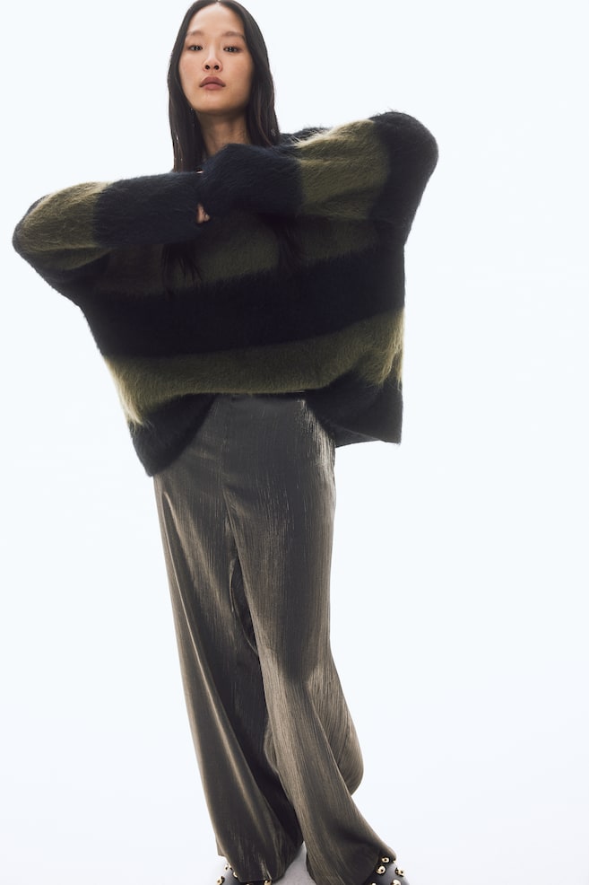 Широкие брюки H&M, серый
Широкие брюки H&M, серый