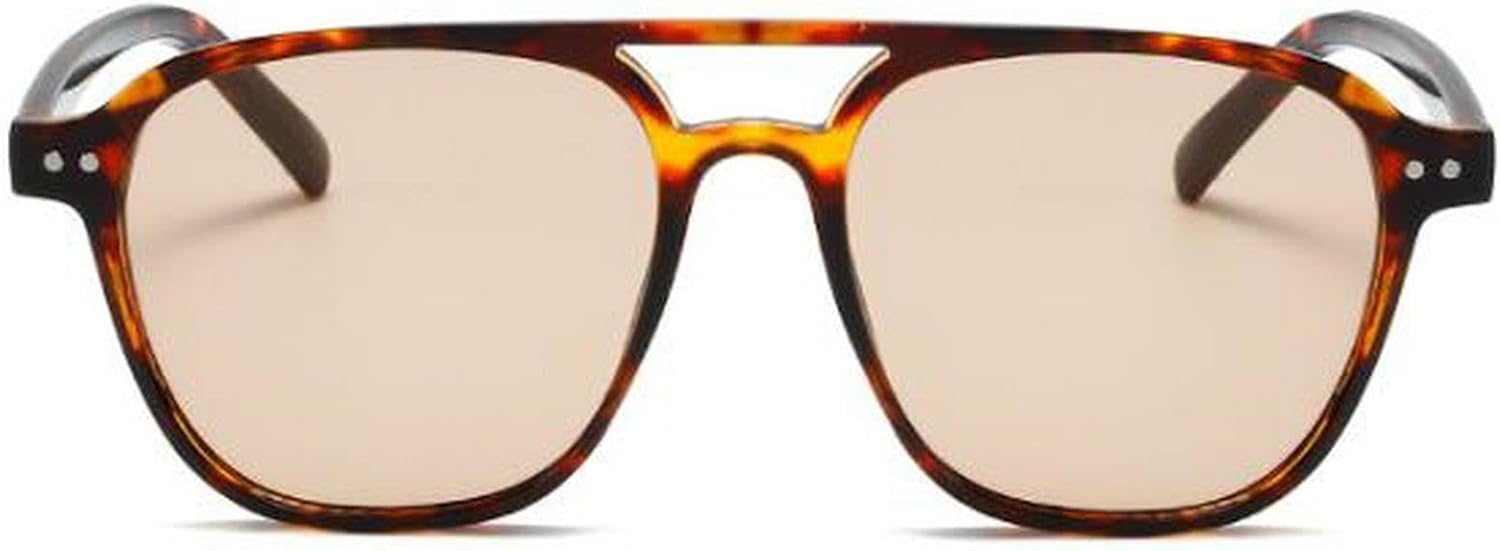 Мужские квадратные солнцезащитные очки в стиле ретро с заклепками и двойной перемычкой, модные женские солнцезащитные очки класса люкс с защитой от УФ-излучения UV400, желто-зеленые mincl, Leopard Champagn
Мужские квадратные солнцезащитные очки в стиле ретро с заклепками и двойной перемычкой, модные женские солнцезащитные очки класса люкс с защитой от УФ-излучения UV400, желто-зеленые mincl, Leopard Champagn