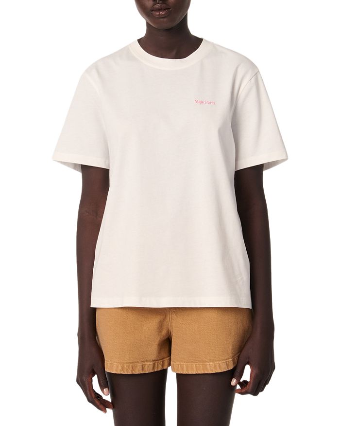 Футболка с принтом Maje, слоновая кость/кремовый
Футболка с принтом Maje, слоновая кость/кремовый
