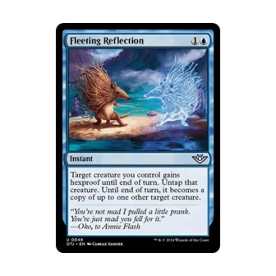 CCG Мимолетное отражение (U), MTG - Outlaws of Thunder Junction
CCG Мимолетное отражение (U), MTG - Outlaws of Thunder Junction