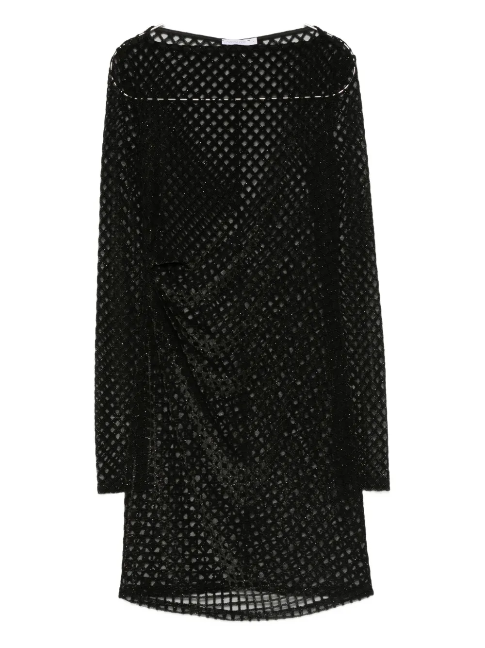 Мини-платье из сетки Patrizia Pepe, черный
Мини-платье из сетки Patrizia Pepe, черный
