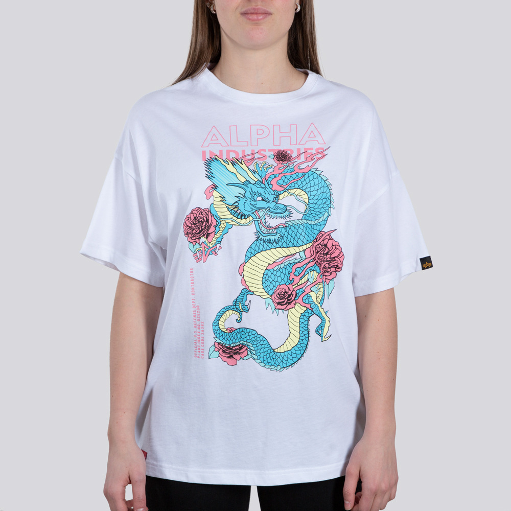 Футболка Alpha Industries Heritage Dragon OS Ladies T-Shirt, белый
Футболка Alpha Industries Heritage Dragon OS Ladies T-Shirt, белый