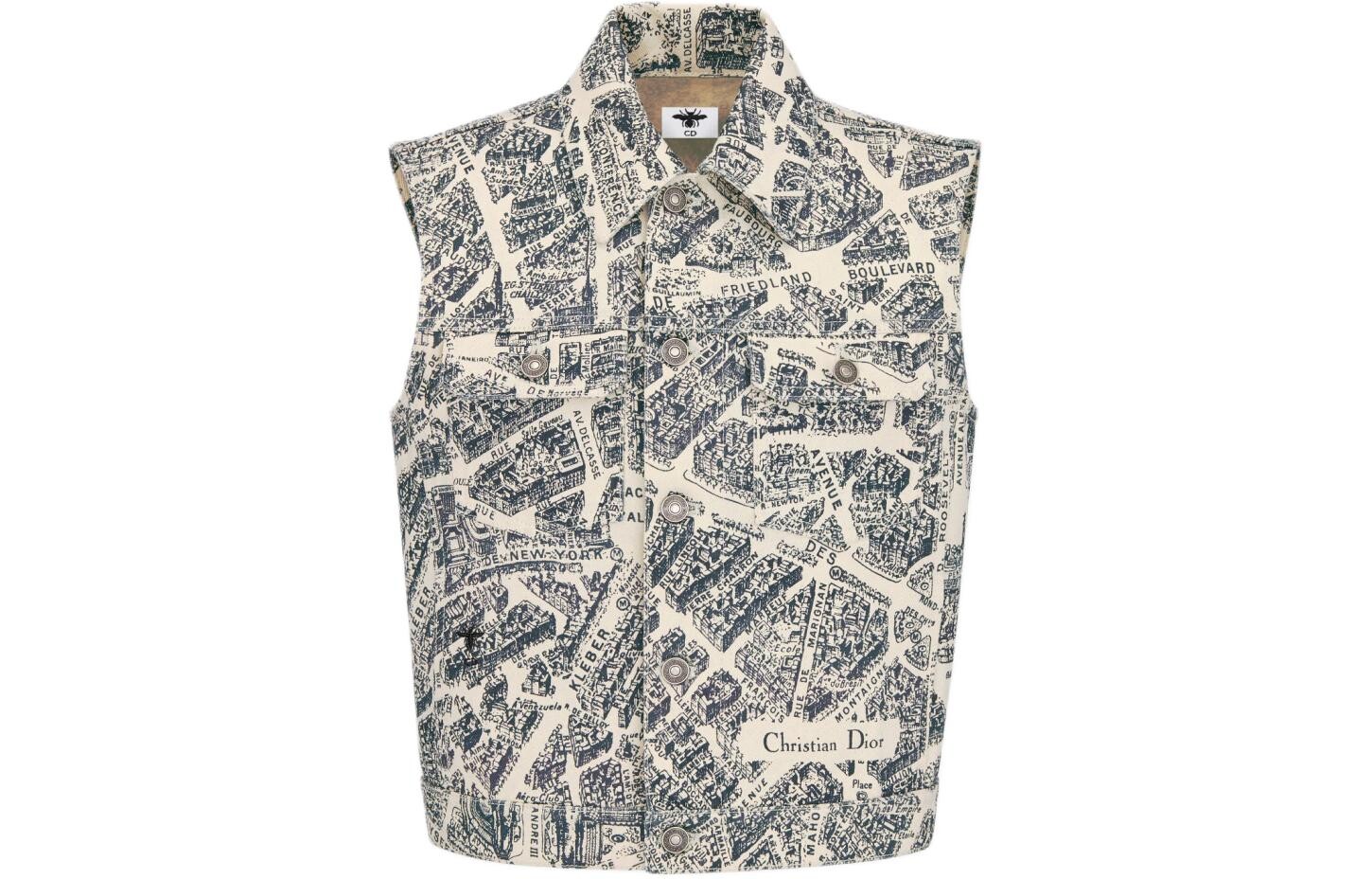 Жилет женский Dior с карманами, серый / белый
Жилет женский Dior с карманами, серый / белый