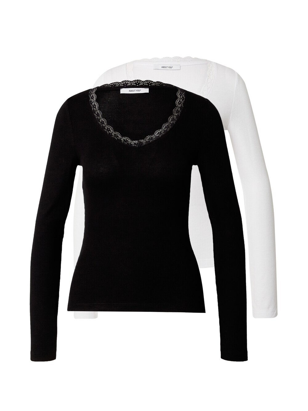 Рубашка ABOUT YOU, черно-белый
Рубашка ABOUT YOU, черно-белый