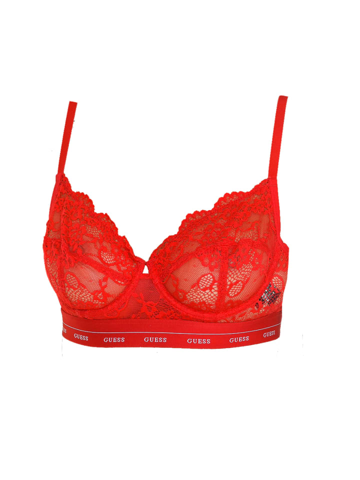 Бюстгальтер на косточках Guess, красный
Бюстгальтер на косточках Guess, красный