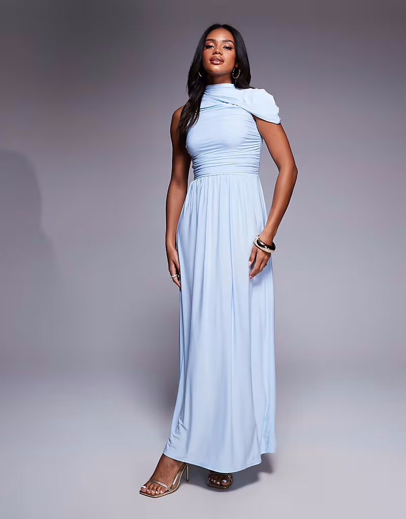 Эксклюзивное двухслойное облегающее асимметричное макси-платье Kaiia в пыльно-голубом цвете
Эксклюзивное двухслойное облегающее асимметричное макси-платье Kaiia в пыльно-голубом цвете