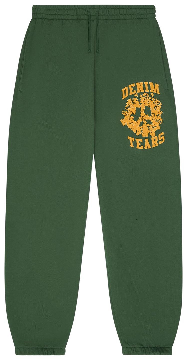 Denim Tears Denim University Sweatpants, зеленый
Denim Tears Denim University Sweatpants, зеленый