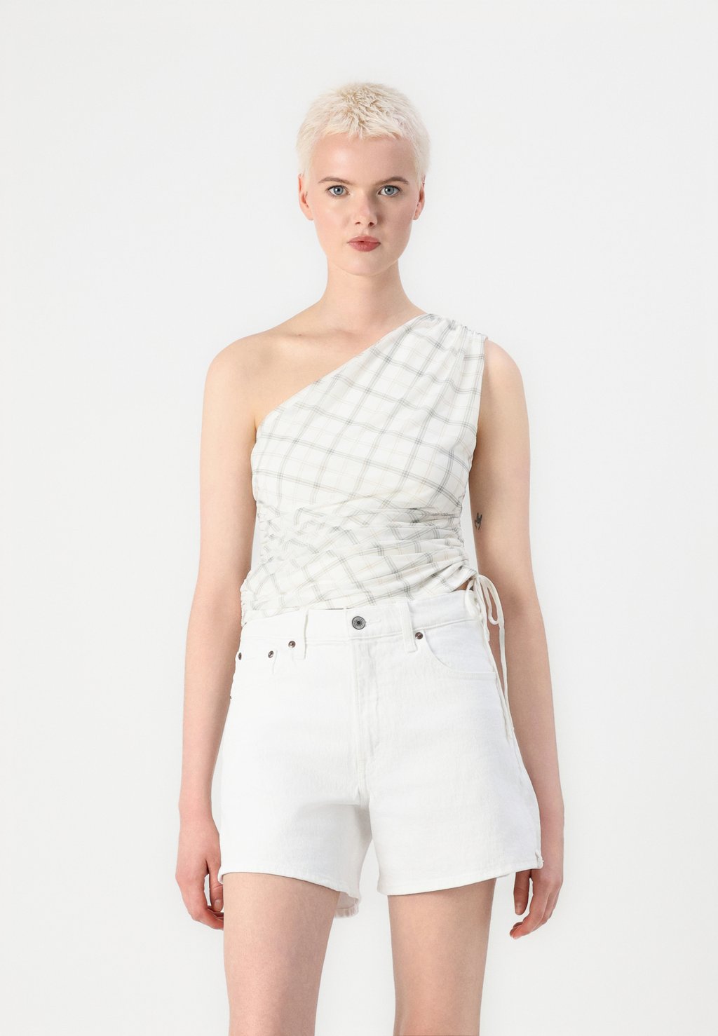 Топ Abercrombie & Fitch, белый 
Топ Abercrombie & Fitch, белый