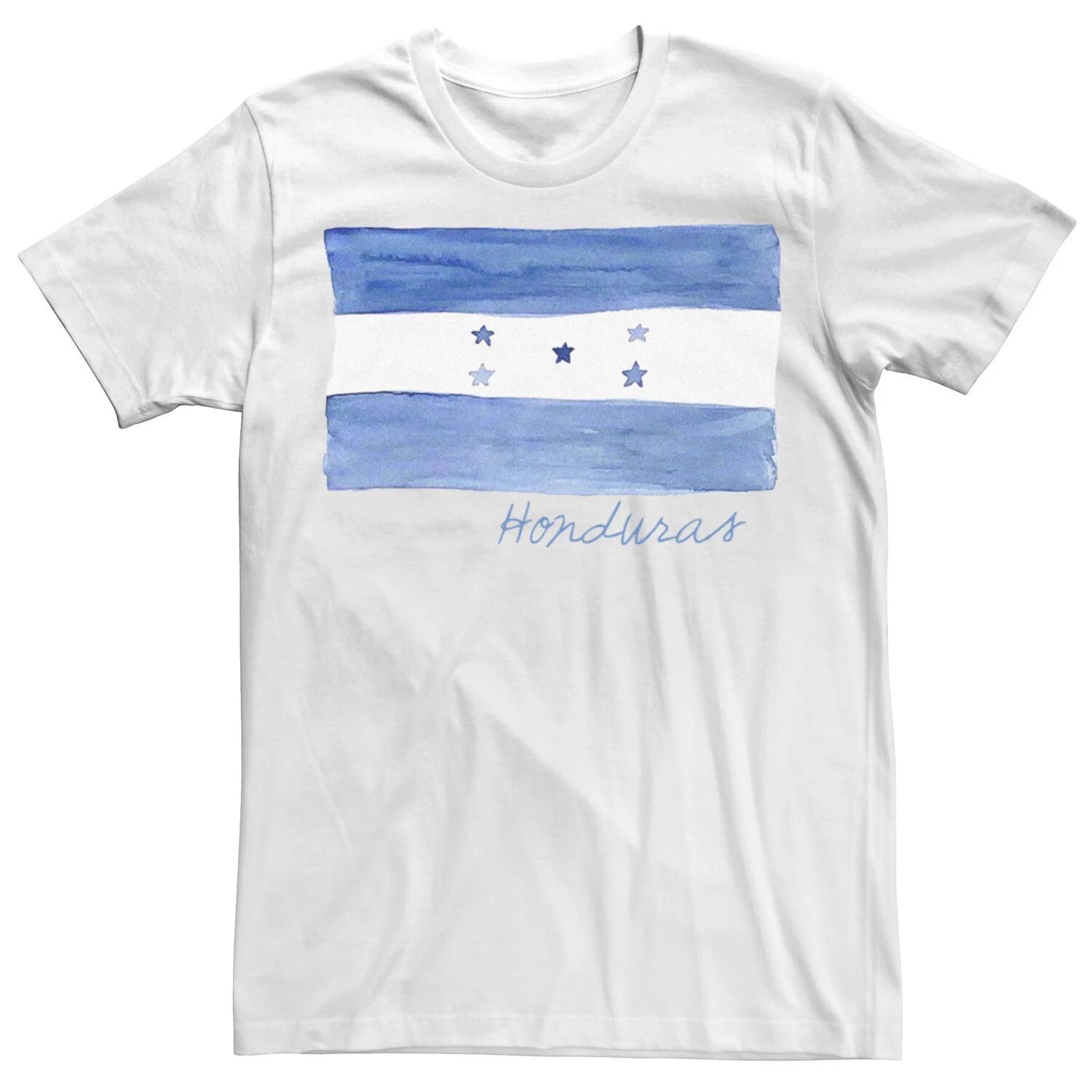 Мужская акварельная футболка с флагом Гондураса HHM Licensed Character 
Мужская акварельная футболка с флагом Гондураса HHM Licensed Character