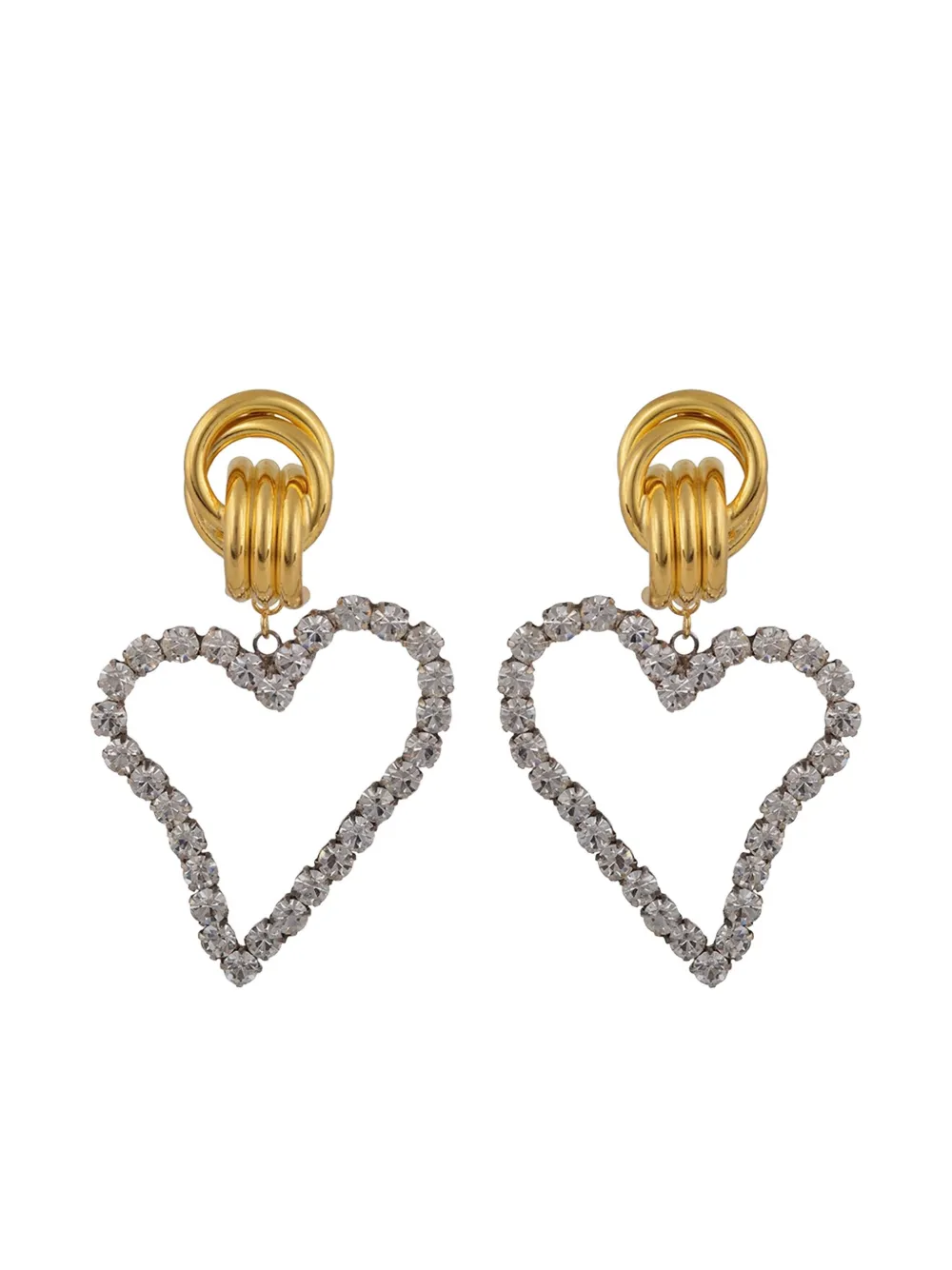 Серьги с кристаллами в форме сердца MAYOL, золотой
Серьги с кристаллами в форме сердца MAYOL, золотой