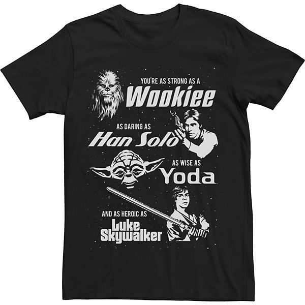 Футболка Big & Tall Star Wars Strong Daring Wise Licensed Character
Футболка Big & Tall Star Wars Strong Daring Wise Licensed Character