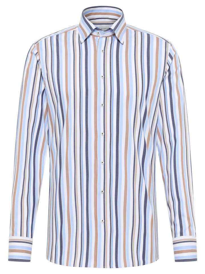 Eterna Приталенная рубашка коричневого цвета
Eterna Приталенная рубашка коричневого цвета