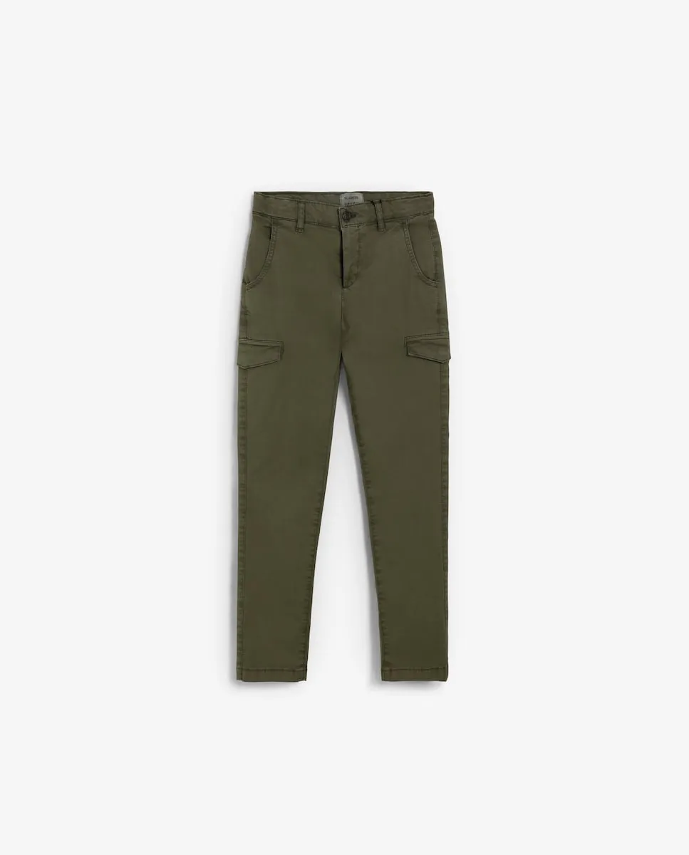 Детские хлопковые брюки карго прямого кроя Scalpers, зеленый
Детские хлопковые брюки карго прямого кроя Scalpers, зеленый