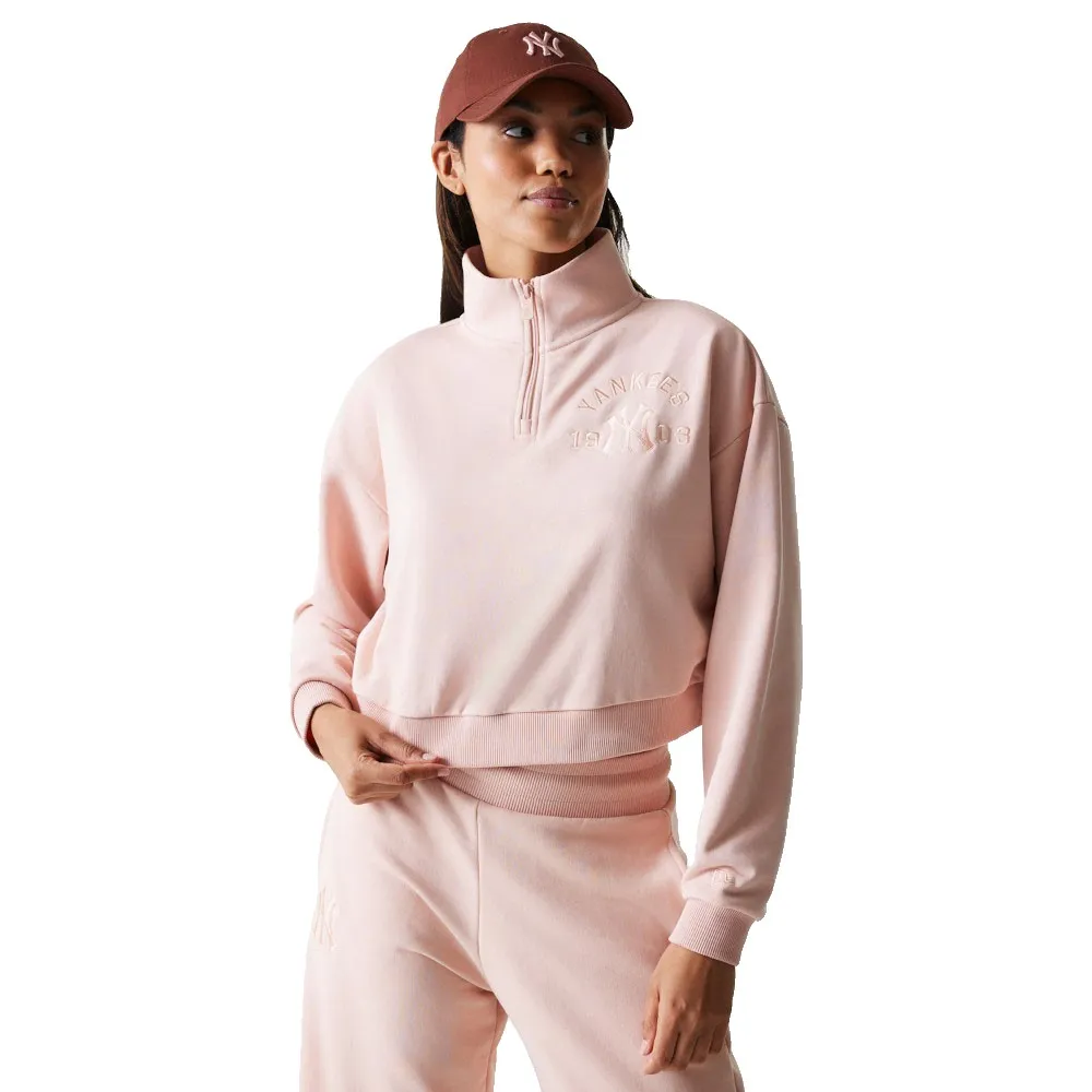 Толстовка New Era MLB Tonal Crop New York Yankees half zip, розовый
Толстовка New Era MLB Tonal Crop New York Yankees half zip, розовый