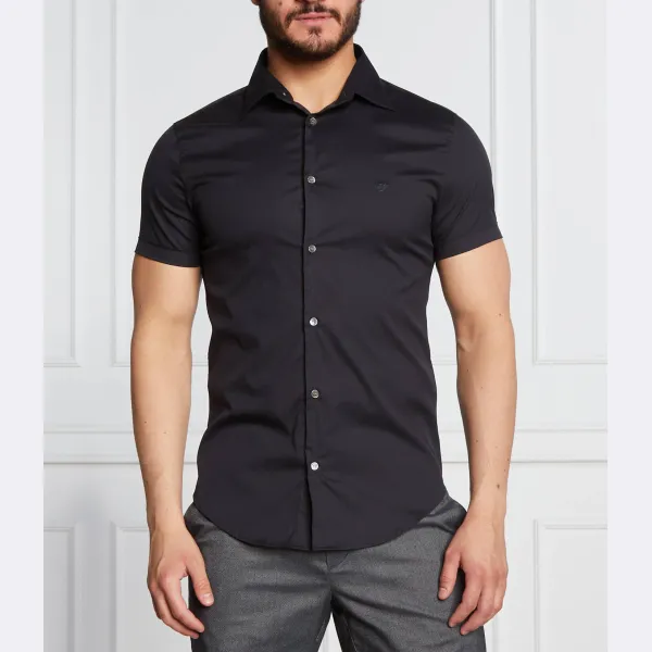 Рубашка стандартного кроя Emporio Armani, синий 
Рубашка стандартного кроя Emporio Armani, синий