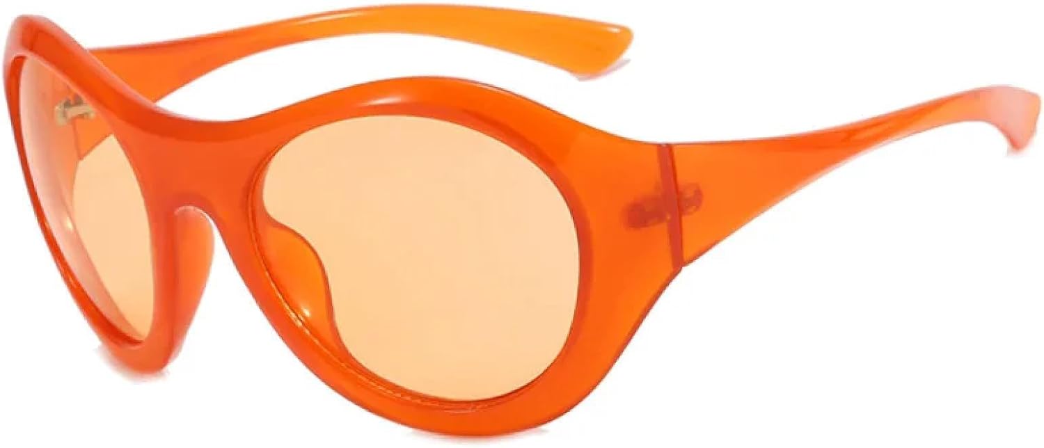 Винтажные овальные солнцезащитные очки, модные ретро-солнцезащитные очки для женщин с защитой от УФ-излучения UV400, очки в стиле панк для мужчин TKKTLLT, Orange-orange
Винтажные овальные солнцезащитные очки, модные ретро-солнцезащитные очки для женщин с защитой от УФ-излучения UV400, очки в стиле панк для мужчин TKKTLLT, Orange-orange