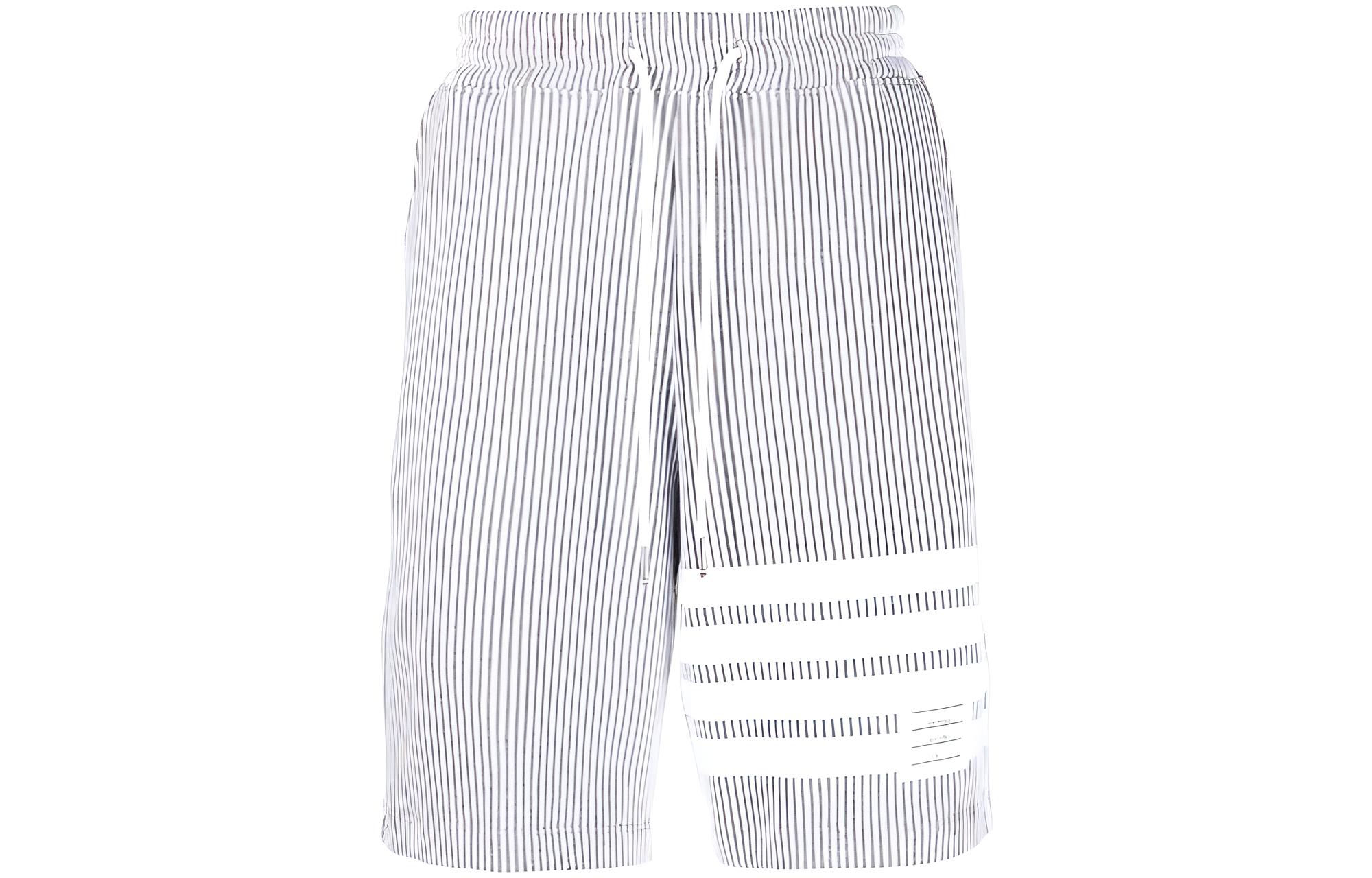 Футболка с четырьмя полосами THOM BROWNE, серая
Футболка с четырьмя полосами THOM BROWNE, серая