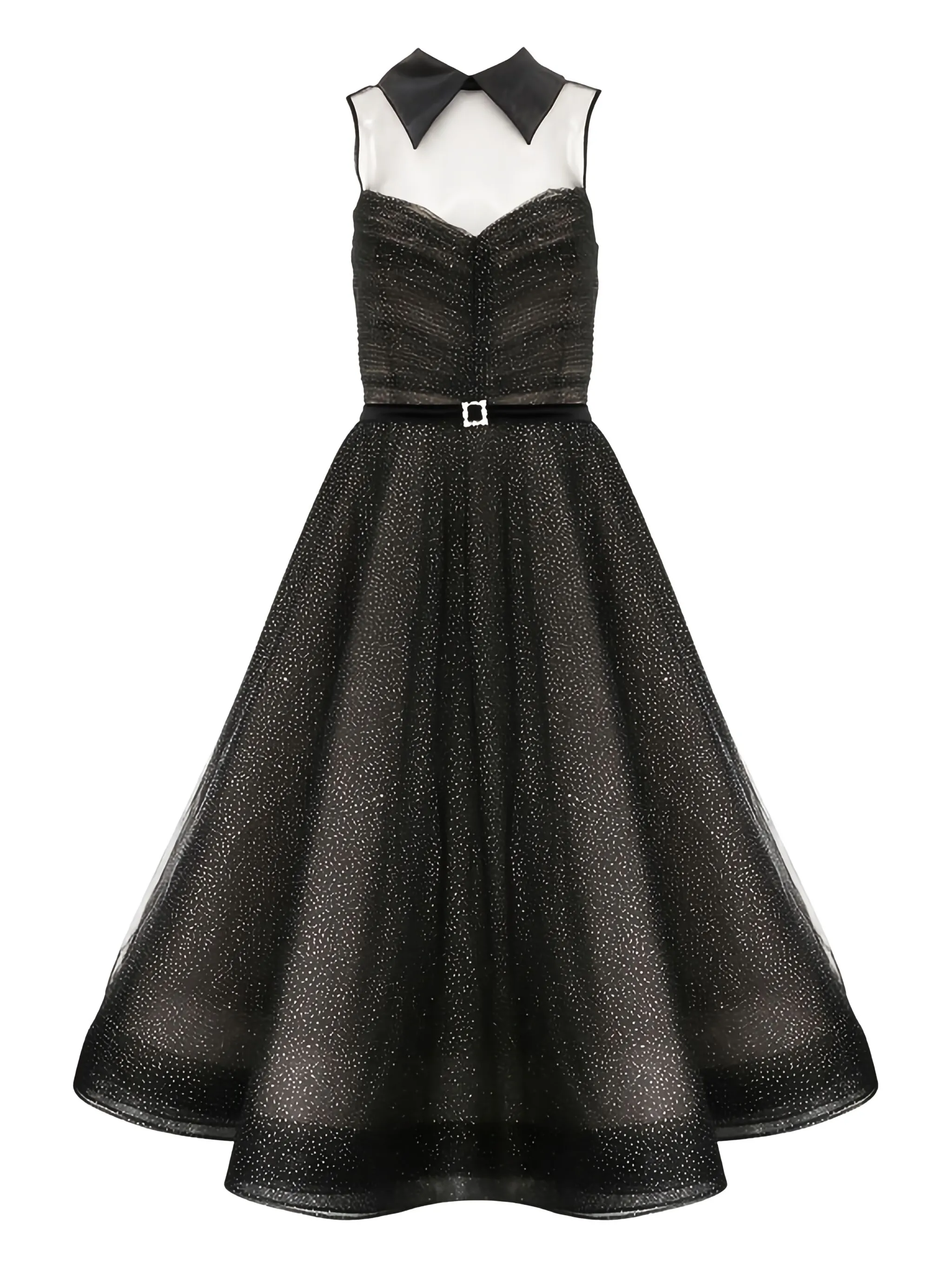 Платье миди "Шарлотта" с воротником и поясом Bronx And Banco, черный
Платье миди "Шарлотта" с воротником и поясом Bronx And Banco, черный