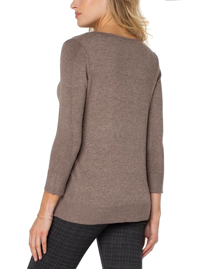 Свитер Liverpool Los Angeles 3/4 Sleeve V-Neck with Pique, цвет Shiitake Heather
Свитер Liverpool Los Angeles 3/4 Sleeve V-Neck with Pique, цвет Shiitake Heather