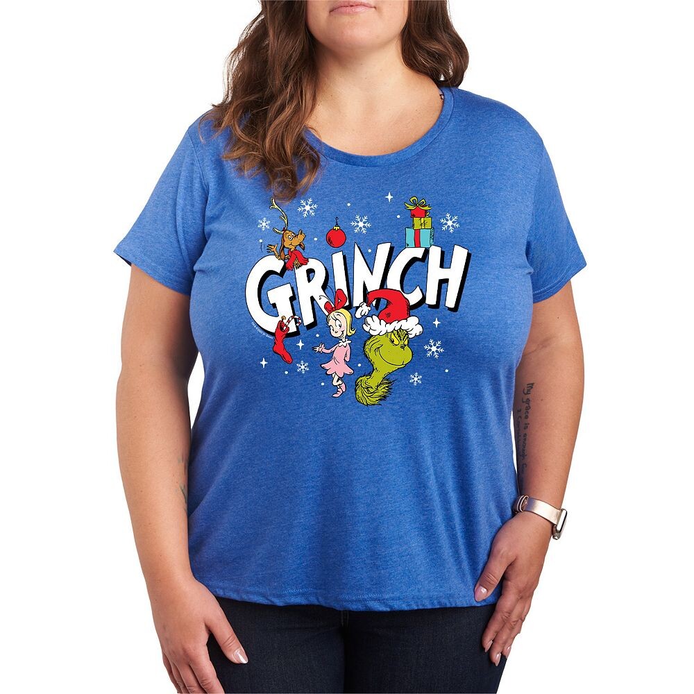 Футболка больших размеров с рисунком Dr. Seuss Grinch Group Licensed Character, цвет Heather Royal Blue
Футболка больших размеров с рисунком Dr. Seuss Grinch Group Licensed Character, цвет Heather Royal Blue