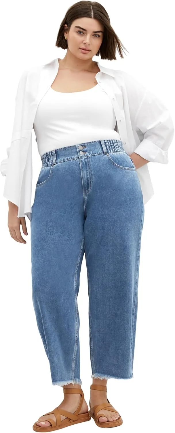 City Chic джинсы для женщин plus size с эластичной талией
City Chic джинсы для женщин plus size с эластичной талией