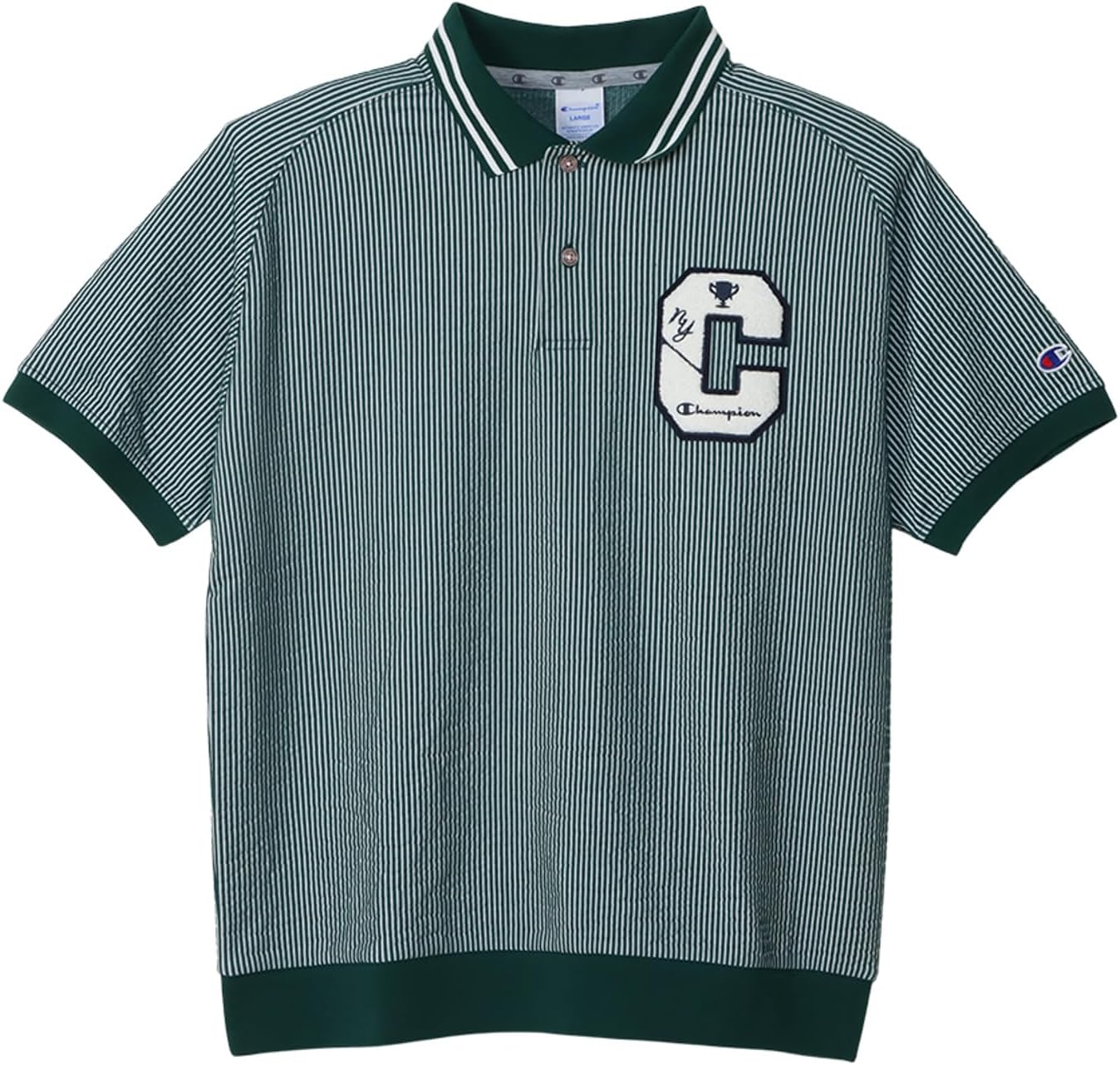 Мужская поло Champion с коротким рукавом, антибактериальной и антибактериальной обработкой, эластичной тканью, защитой от УФ-излучения и графическим логотипом (C3-ZG311), зеленый
Мужская поло Champion с коротким рукавом, антибактериальной и антибактериальной обработкой, эластичной тканью, защитой от УФ-излучения и графическим логотипом (C3-ZG311), зеленый