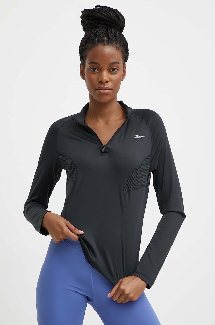 Беговая толстовка Reebok, черный
Беговая толстовка Reebok, черный